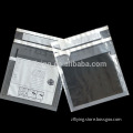 LDPE plastic cash bag with self sealing permanent tape and writable